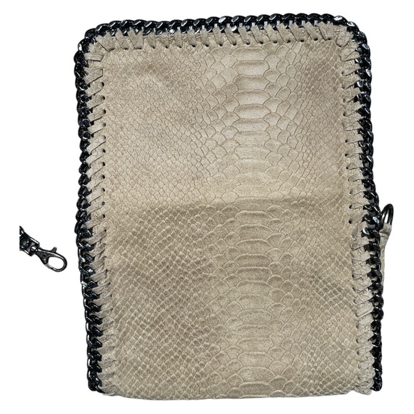 Genuine Leather Beige handbag - Picture 3 of 5